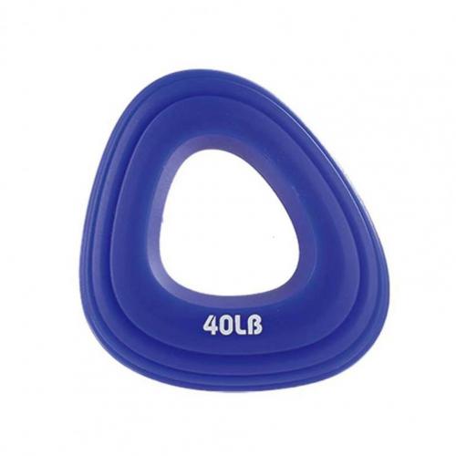 Hand Gripper Flexible Elastic Strengthener Silicone Triangular Finger Gripper Trainer for Office People эспандер динамометр: Deep Blue