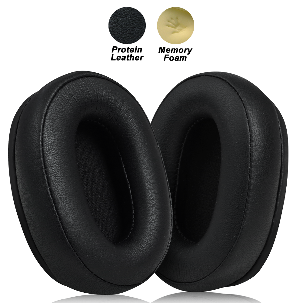 Ersatz für Audio--Technica ATH-MSR7b M10X/M20X/M30X/M40X/M50X/Profi5v/SX1a/10X8cm 100X80mm Ohrpolster Kopfhörerkissen: dunkel Grau