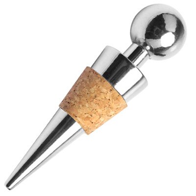 Edelstahl Wein Stopfen Vakuum Versiegelt Flasche Stopper Wein Kork Flasche Kappen Lagerung Twist Kappe Stecker Bar Wein Zubehör: runden Kopf Kork