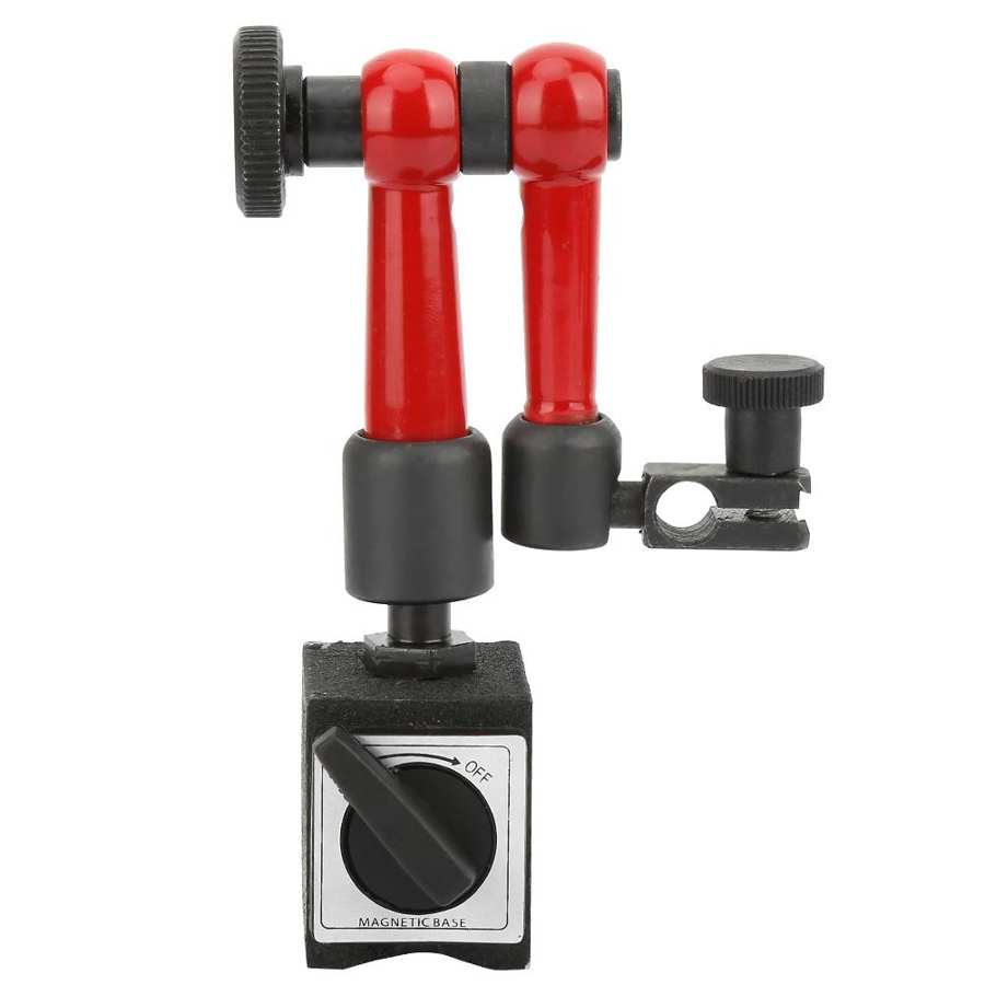 Universal flexibelt stativ stark magnetisk mätare stativ bashållare + spak ratten test indikator mätare digital indikator