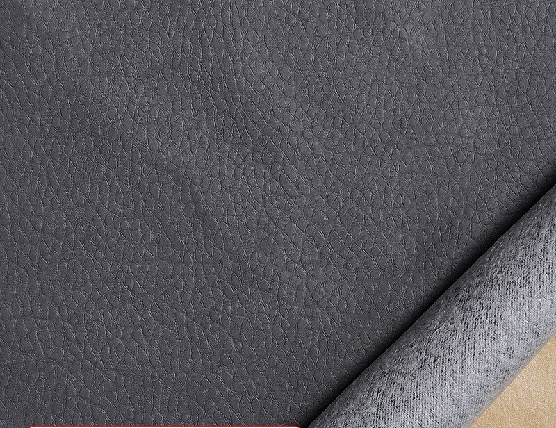 50x138cm Large Leather Patch Self Adhesive Stick Free Iron Sofa Car Seat Restoration Refurbished Leather Fabric Sticker Patch: grey