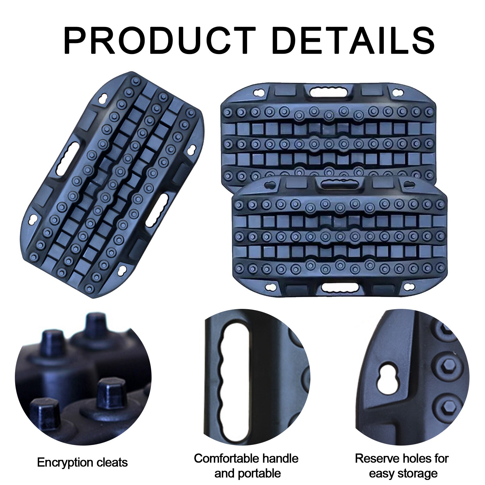 Auto Atv Vrachtwagen Wiel Band Sneeuw Anti Skid Board Emergency Rescue Herstel Tracks Tractie Mat Anti-Slip Track Band ladder Zand Modder