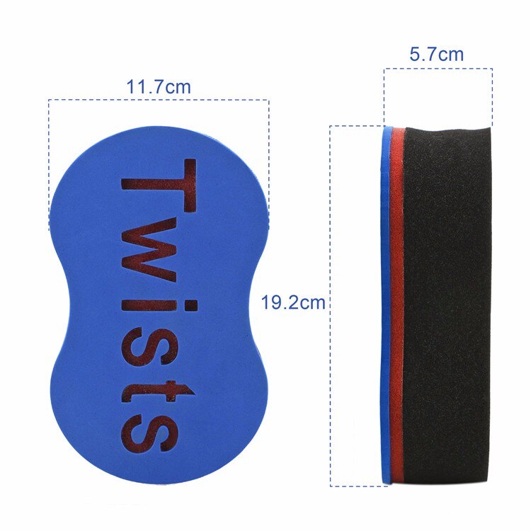 10pcs Magic Hair Twist Sponge Afro Coil Wave Hair Curl Sponge Brush Barber Tool Dread Afro Locs Sponge Brushes Hair Salon Supply