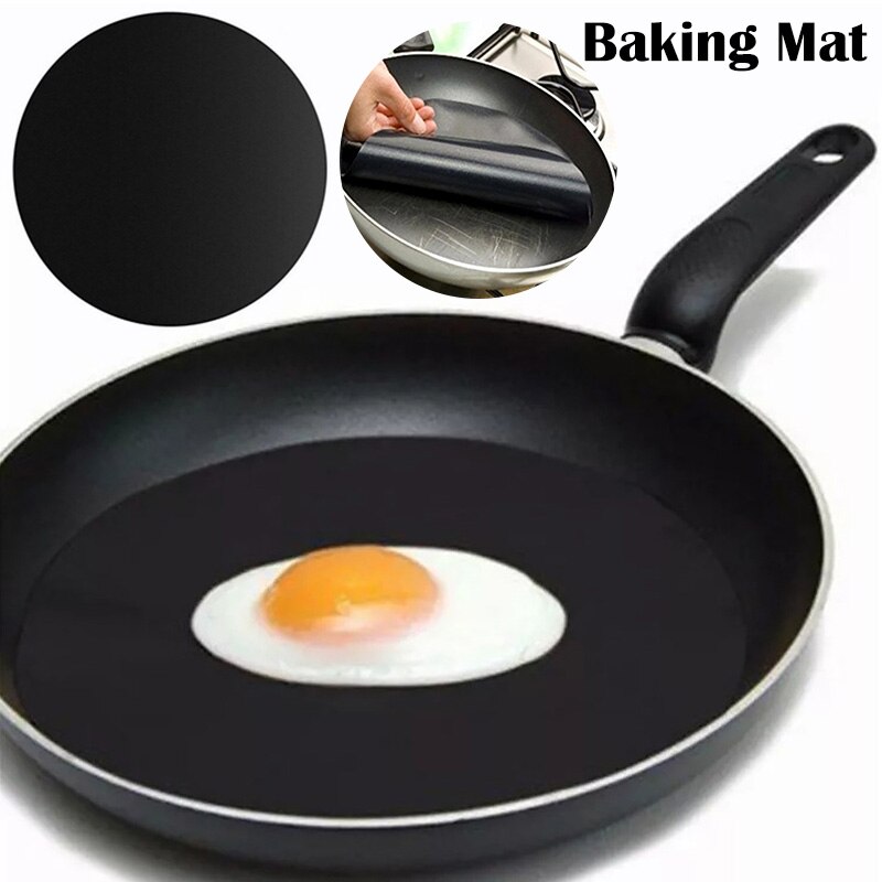 1Pc Ronde Non-stick Pan Mat Bakken Bbq Koken Mat Bak Liner Sheet Koken Pad Pastry Keuken Gereedschap hoge Temperatuur Weerstand