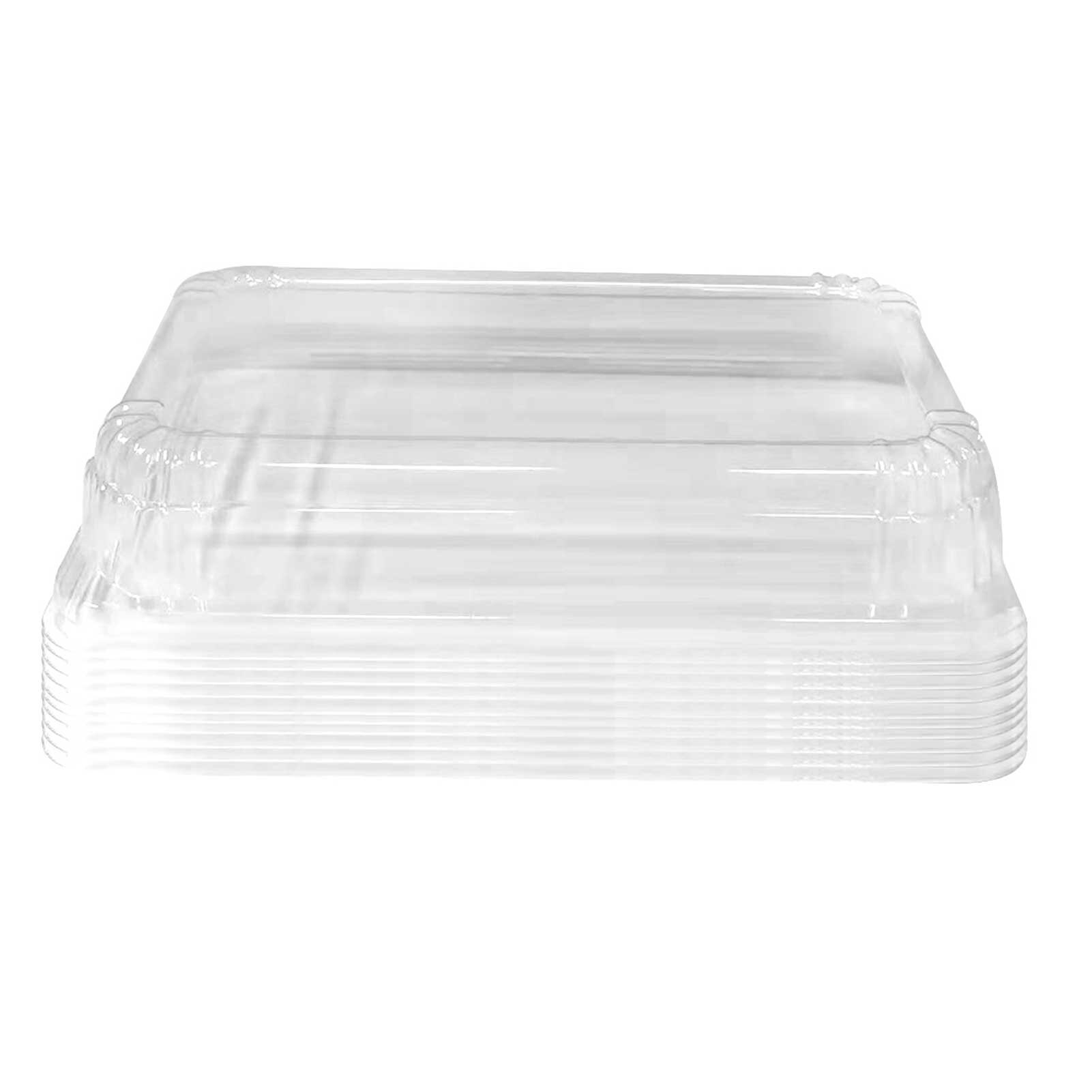 Transparante Cover Voor Plant Zaden Herbruikbare Zaad Plant Kas Doos Zaailing Kwekerij Pot Plant Protection Cover: 10PCS SMALL