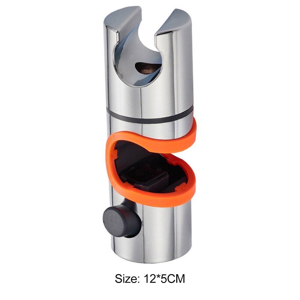 Douchebeugel douchestang houder 24mm abs chroom douchekop houder verstelbare badkamer accessoires universeel: Oranje