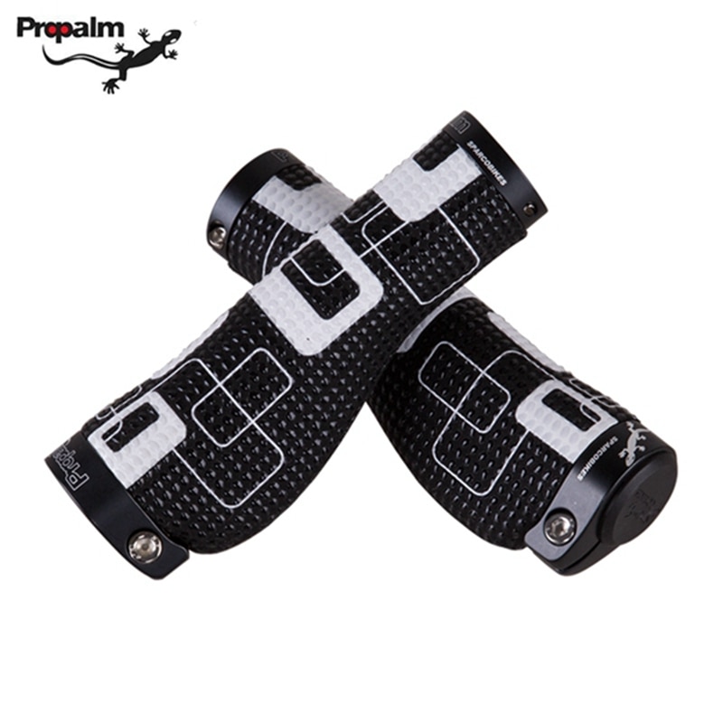 Propalm Bicycle Grip Cycling Non-slip Alluminium Alloy+Rubber Grip MTB Road Bike Lock ring Grips Bicycle Handlebars Grips