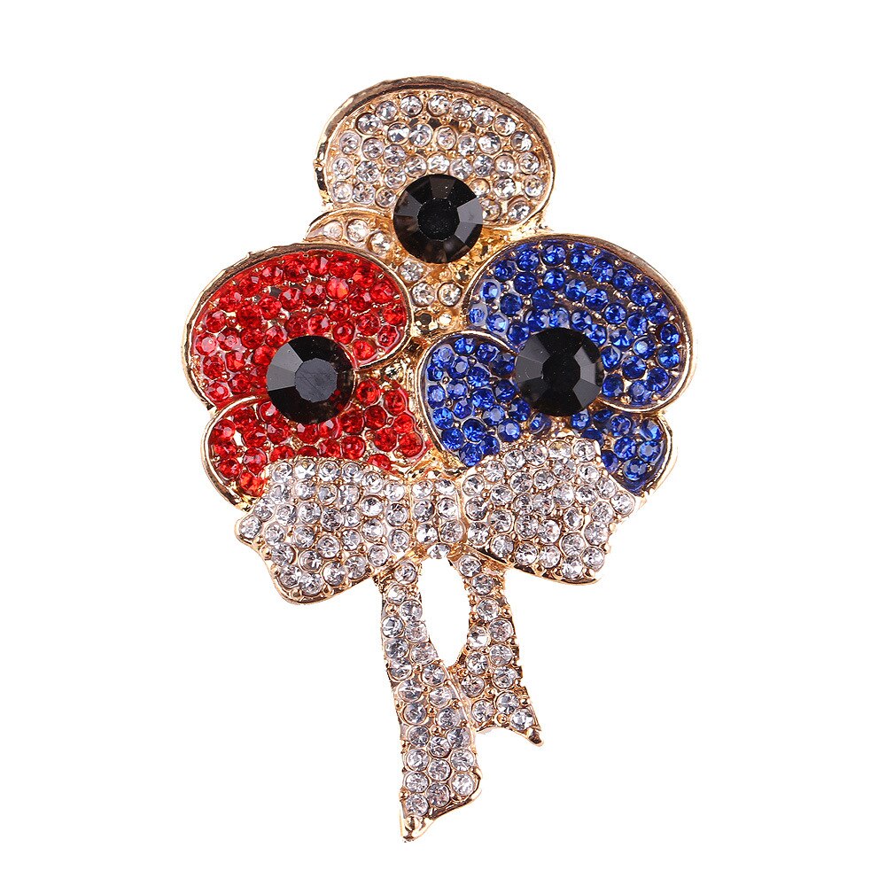 Poppy Broche Uk Prinses Souvenir Pin Geëmailleerd Rode Papaver Bloem Broches Gemenebest Van Naties Zinklegering Broche Pinnen: XZ-Yinglihua yinbow