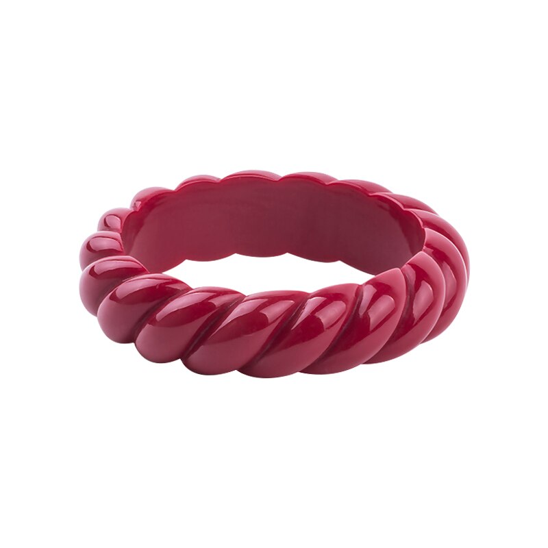 Guanlong 2017 nova resina parafuso pulseira europeu americano moda senhoras pulseiras bijoux: color-4