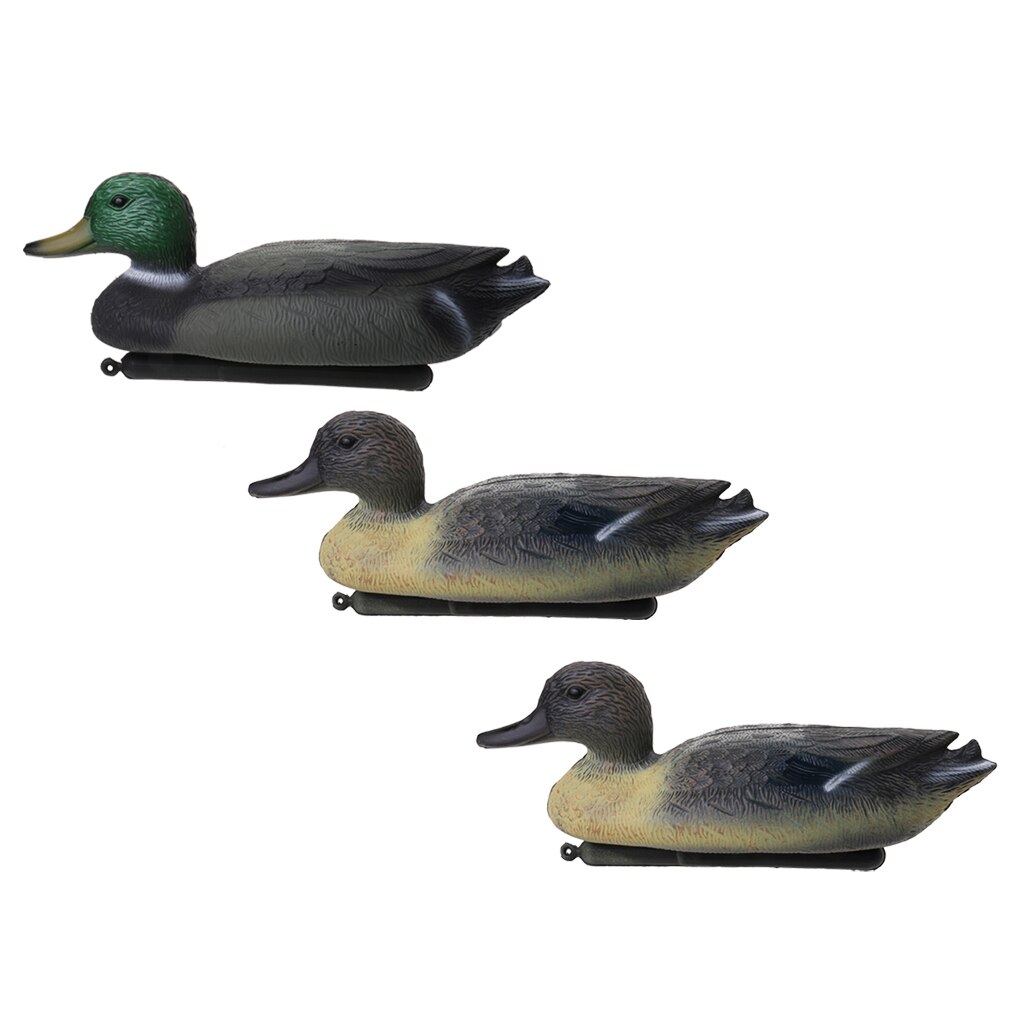 3 Pieces, Durable Drake Duck Decoy, Lawn Ornaments, Garden Decors, Garden Repeller