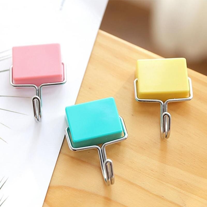 Super Suction Magnetic Hook Microwave Refrigerator Non-marking Magnet Hook Kitchen Tool Hook