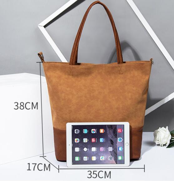 Neue stil umhängetasche Europäischen und Amerikanischen frauen tasche große kapazität tragbaren Trage Tasche