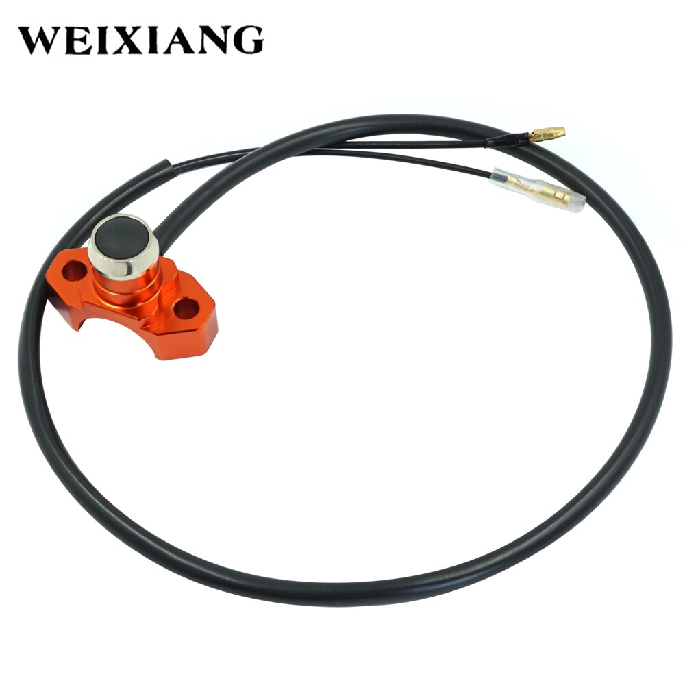 7/8" CNC Aluminum Motorcycle Switch Momentary Action Button Handlebar Mount Electric Power Start Kill Horn Switch