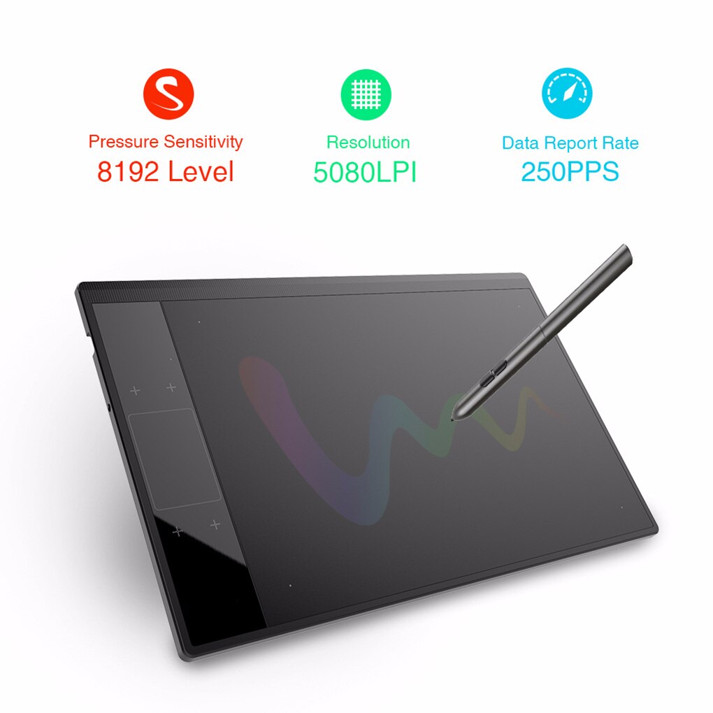 VEIKK A30 Graphic Drawing Tablet Illustrator 10x6 inches Active Area Artists Digital Drawing Pad