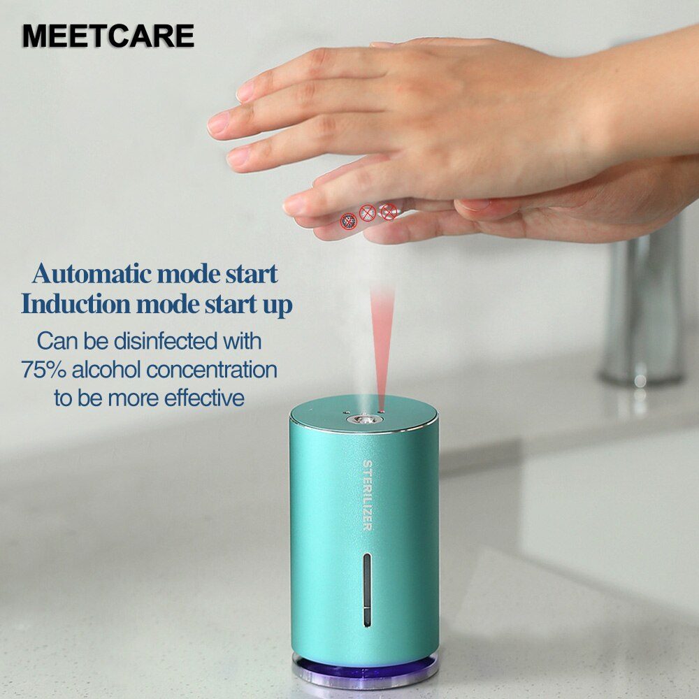 Multifunction150ML Draagbare Usb Alcohol Luchtbevochtiger Infrarood Senso Hand Washer Zeepdispenser Voor Home Office Auto Desinfecteren