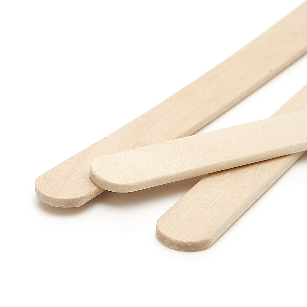 50Pcs DIY Ice Cream Stick Wooden Kids Hand Crafts Art Cake Making Children