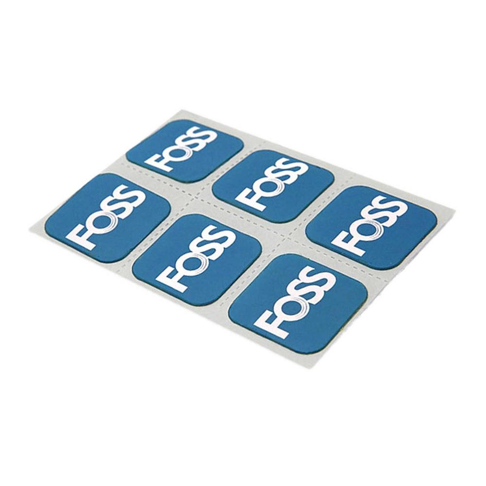 6 st foss gummi punkteringslappar cykel däck däck slang reparation cykel patch kit utan lim cykel inner slang punkteringsverktyg