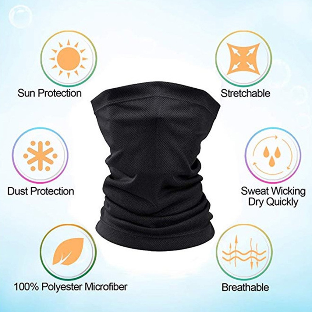 Outdoor Sports Men Women's Turban Scarf Universal Reusable Bicycle Neck Tube Face Mask Bandana Breathable Coldproof mouth masks