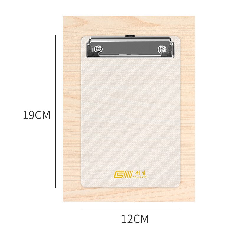 Folder board a4 plastic loose-leaf folder collection note folder learning materials multifunctional writing board folder: A6-white(10 pcs)