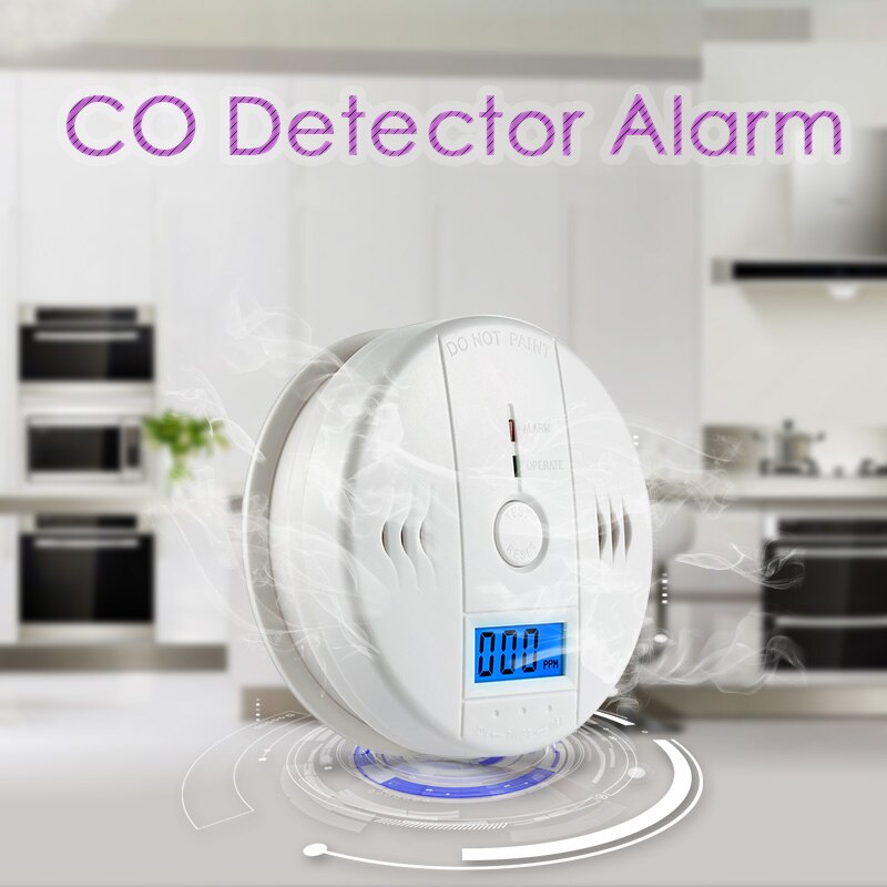 Mini Gas Sensor Digitale Lcd Alarm Koolmonoxide Detector Draagbare Co Detector Meter Voor Thuis Koolmonoxide Alleen Werken 85db