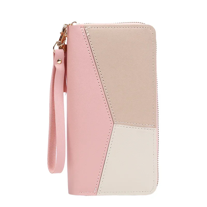 Punge med lynlås møntpung dame lange korte punge håndtasker kvinder clutch kortholder pu læder pengepung seddelpung