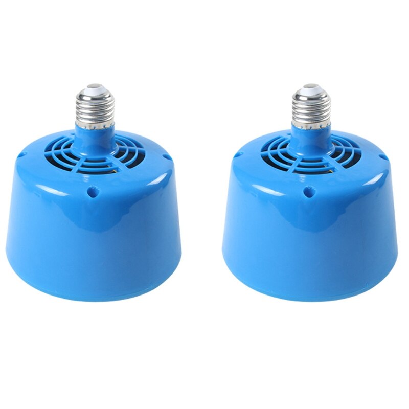 2Pcs Chicken Heating Lamp Animal Warm Light Heater Cultivation Heating Lamp for Pet Chicken Livestock Heat Lamp Lighting Farm An: Default Title