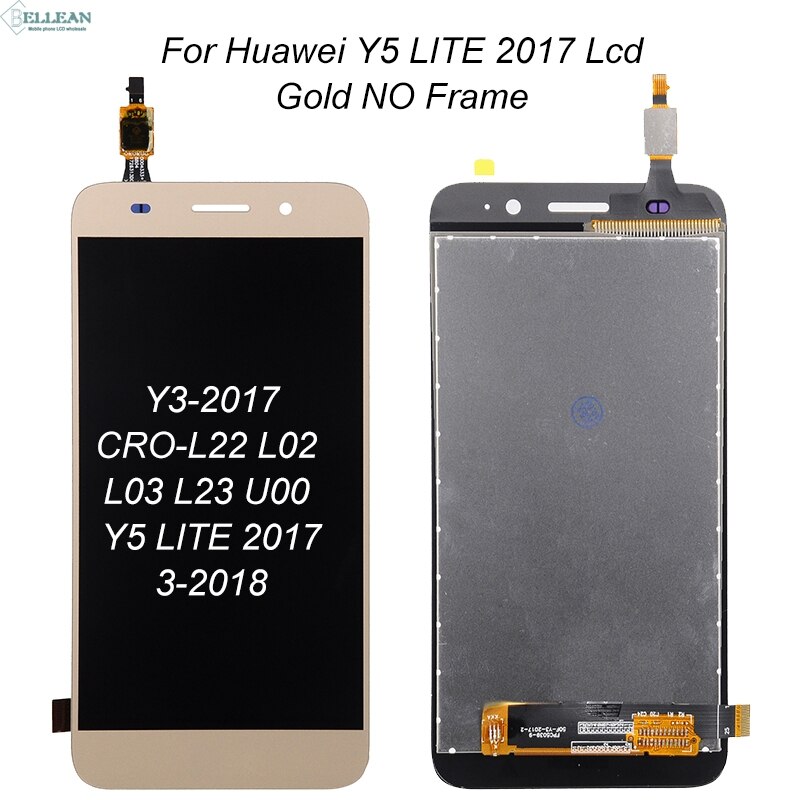 Dinamico Voor Huawei Y3 Lcd-scherm Y3 Display: Gold No Frame