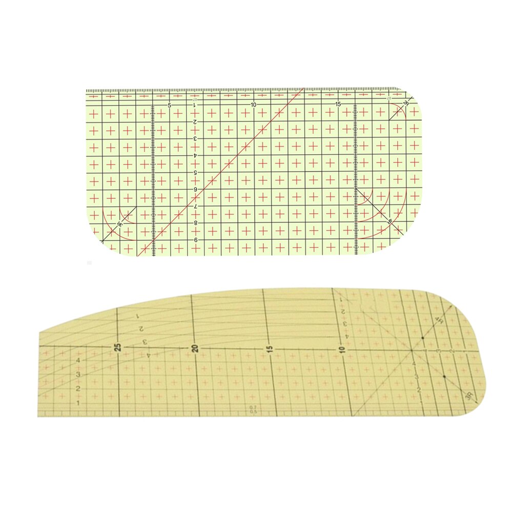 Regla de medición de planchado en , regla de planchado resistente al calor, herramientas de retazos para fabricación de ropa, suministros de costura DIY, 20/30cm