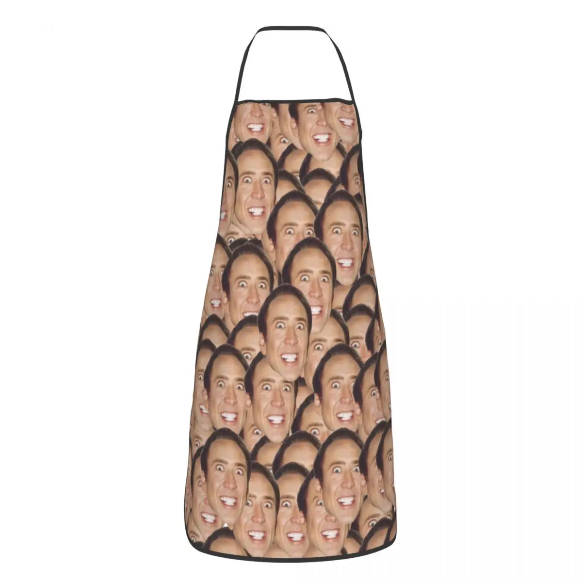Nicolas Cage Rabbit Apron Women Men Unisex Bib Funny Meme Cooking Kitchen Tablier Cuisine Chef Baking