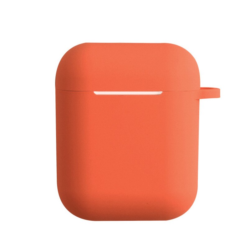 I12 TWS caso del auricular Bluetooth inalámbrico parachoques i9s i10 i9 i11 TWS i12TWS casos suave TPU de protección cubiertas para auriculares: Orange