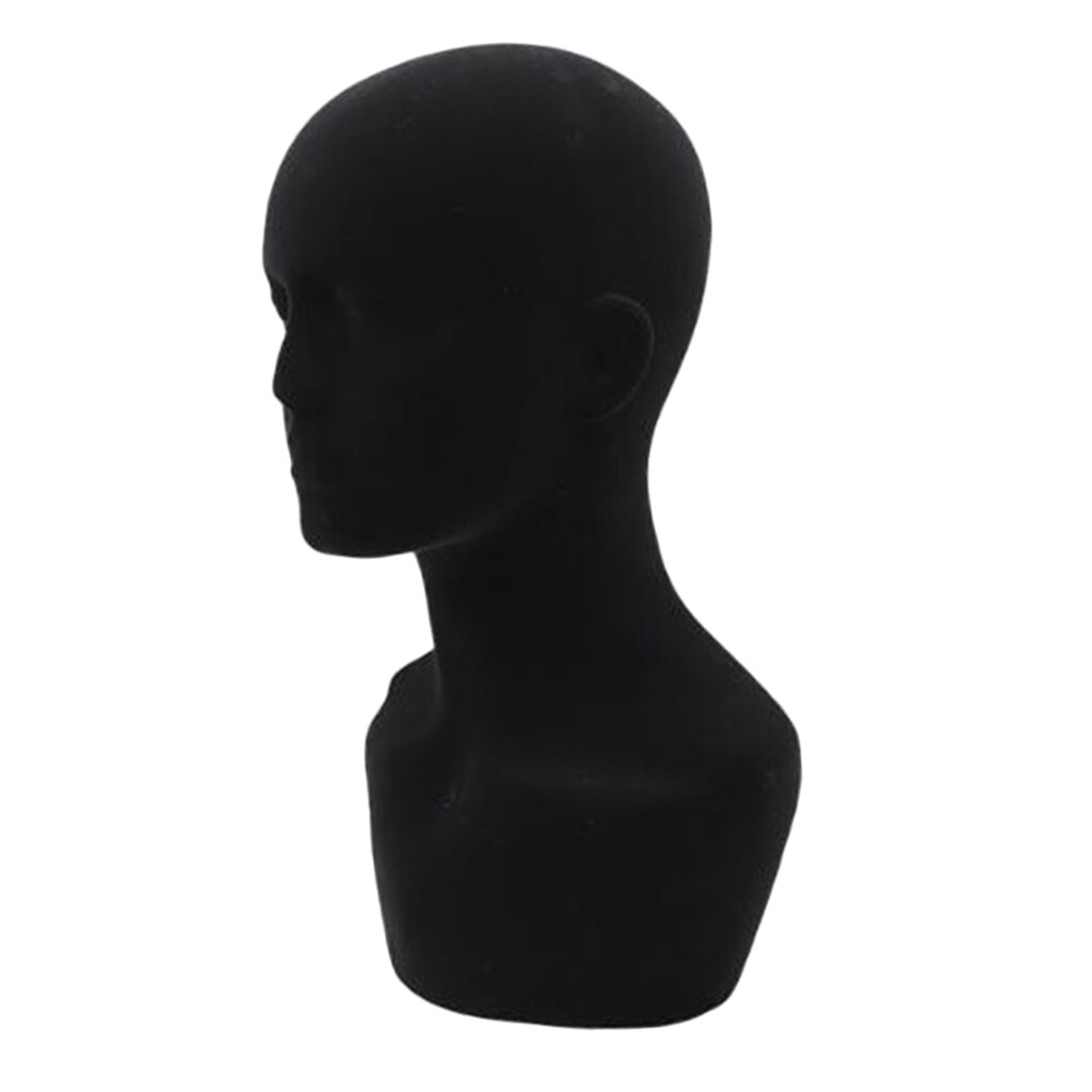 Cabeza de poliestireno para hombre, soporte para pelucas, auriculares, sombreros, cabeza de maniquí femenino