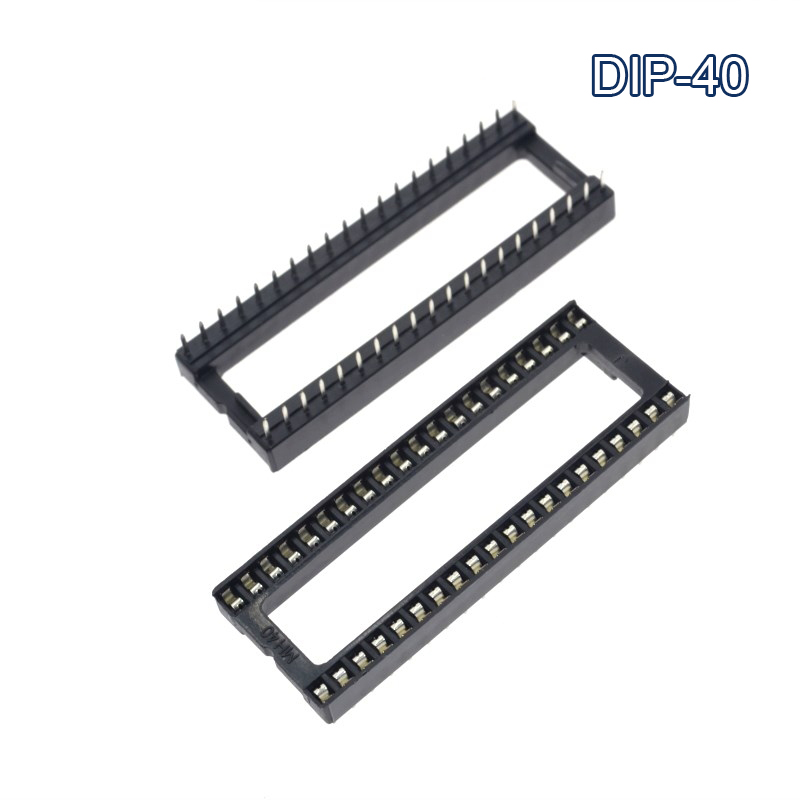 10Stck IC Sockel tauchen6 tauchen8 tauchen14 tauchen16 tauchen18 tauchen20 tauchen28 tauchen40 Stifte Stecker tauchen Buchse 6 8 14 16 18 20 24 28 40 Stift: Blau