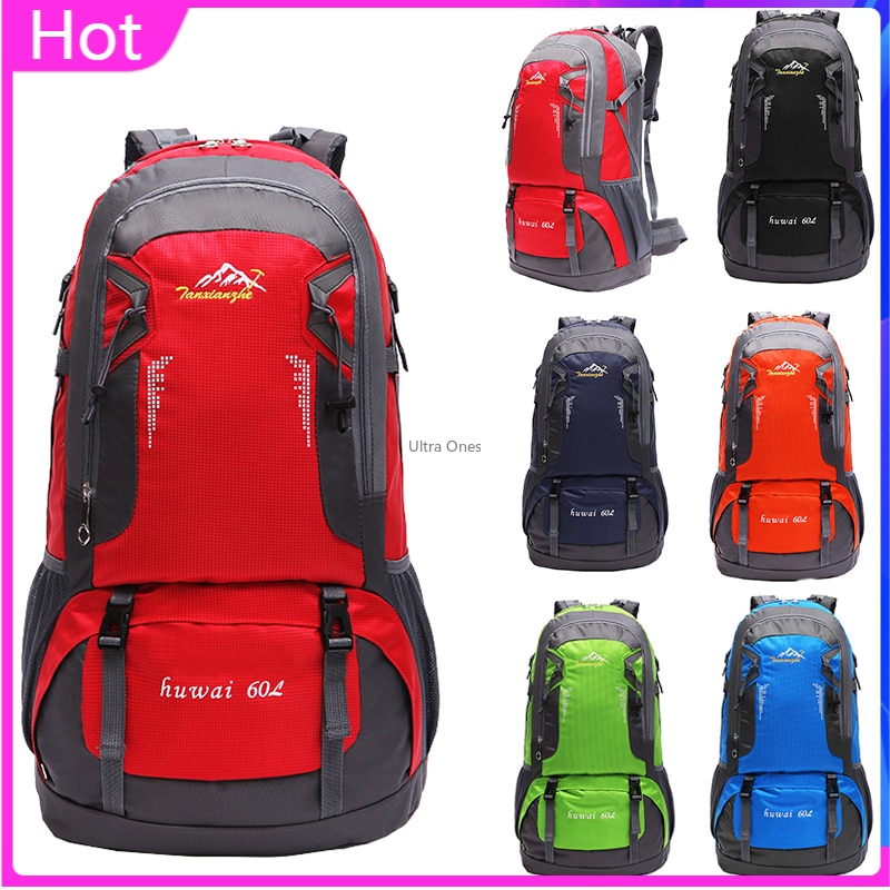 40L & 60L Wandern Rucksack Klettern Wandern Angeln Sport Tasche Wasserdichte Bergsteigen Camping Reise Rucksäcke
