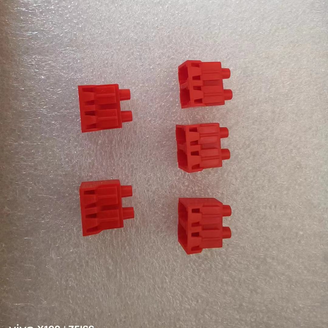 100 Uds LC tapa antipolvo dúplex LC DX conector de fibra óptica Anti polvo conector LC cubierta antipolvo tapa protectora: Rojo