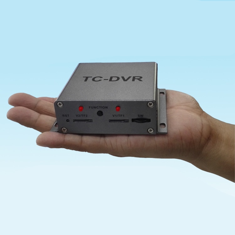 Two channel video input TC-DVR MINI DVR Mini Security DVR - SD Card Recording, Remote Control