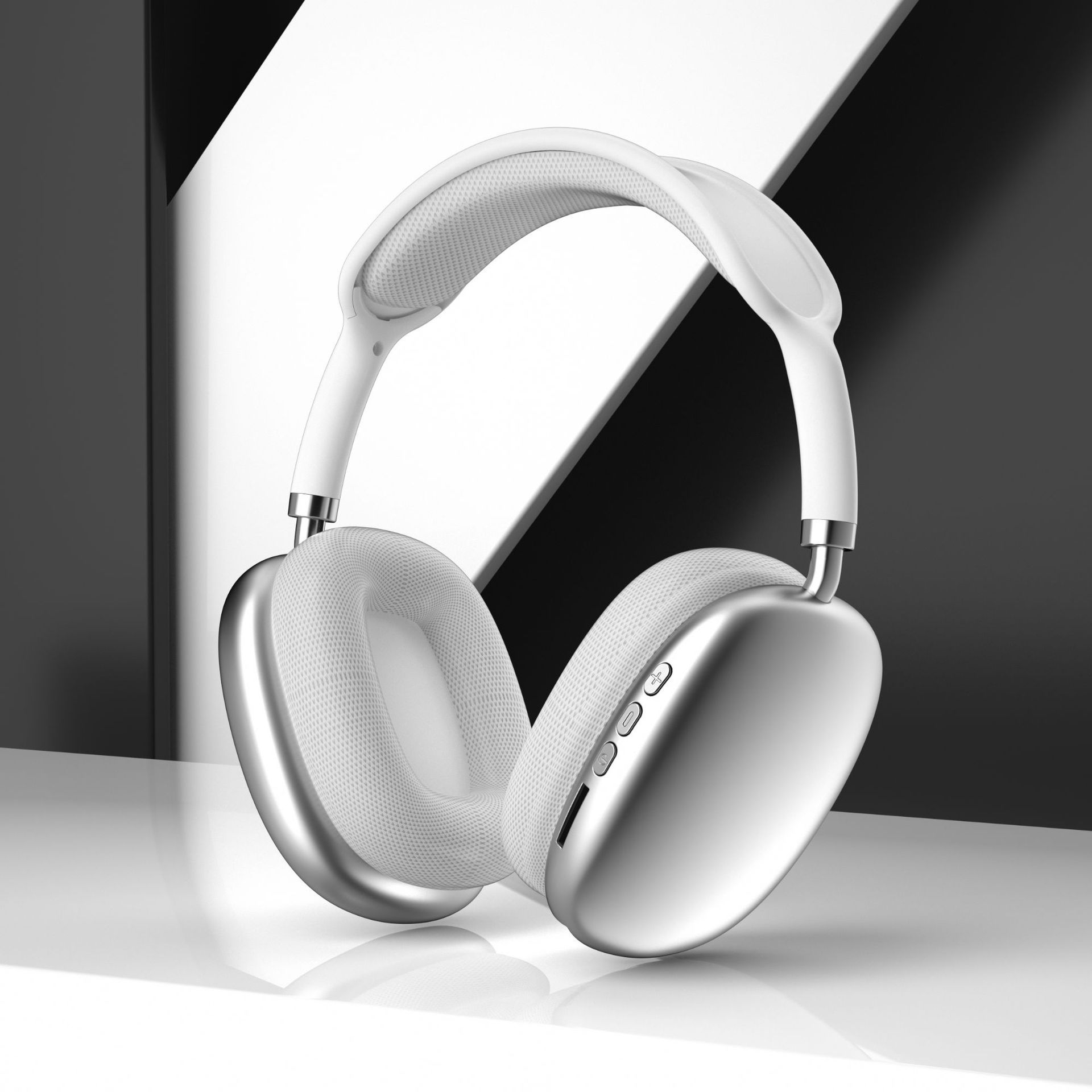 P9 Drahtlose Bluetooth-Kopfhörer mit Mikrofon, Kopfhörer mit Geräuschunterdrückung, Stereo-Klang-Kopfhörer, Sport-Spielen-Kopfhörer, unterstützt TF