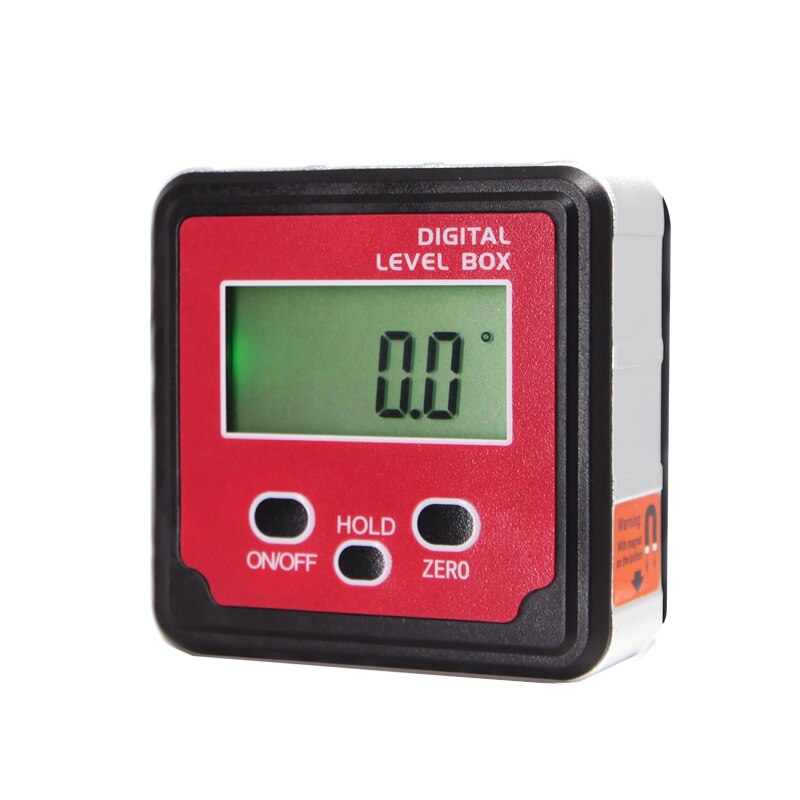 WTTilt1 Mini Digital Protractor Inclinometer, Back light Electronic Level bevel Box, Magnetic Base Measuring Instrument Tool