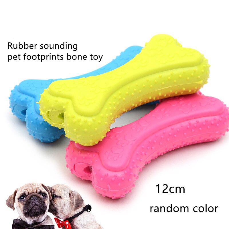 Brinquedos para animais de estimação para Cães de Pequeno Porte de Borracha Resistência Ao Morder Brinquedo Do Cão Dentes Limpeza Mastigar Brinquedos De Treinamento Suprimentos Para Animais de Estimação do Filhote de Cachorro Cães gatos: E