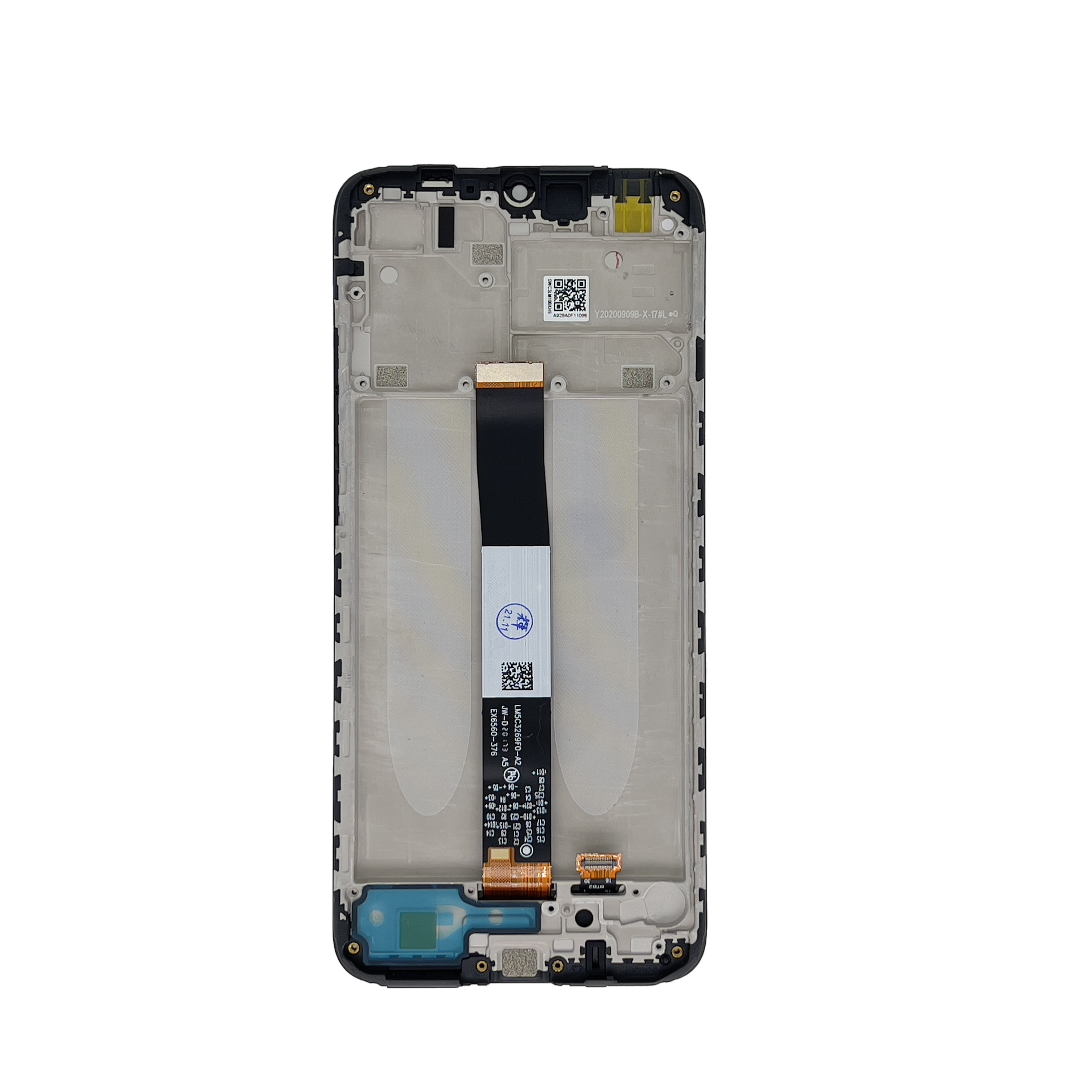 Skærm til xiaomi redmi 9 lcd-skærmenhed med ramme til redmi 9a 9at sport 9c nfc lcd