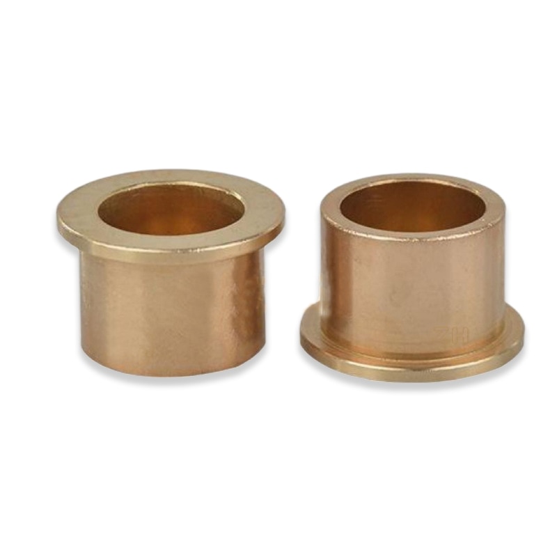 5PCS ID 2 3 4 5 6 8mm Flanging Self-Lubricating Bearing Powder Metallurgy Oil Copper Bushing Guide Sleeve with Stepped Flange