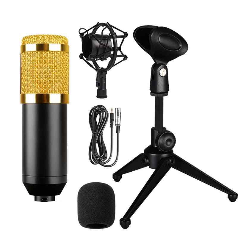 Condenser Microphone BM800 Kit with Cantilever Support PC Mobile Compatible Studio Vocal Recording Microphone BM800: Type 5