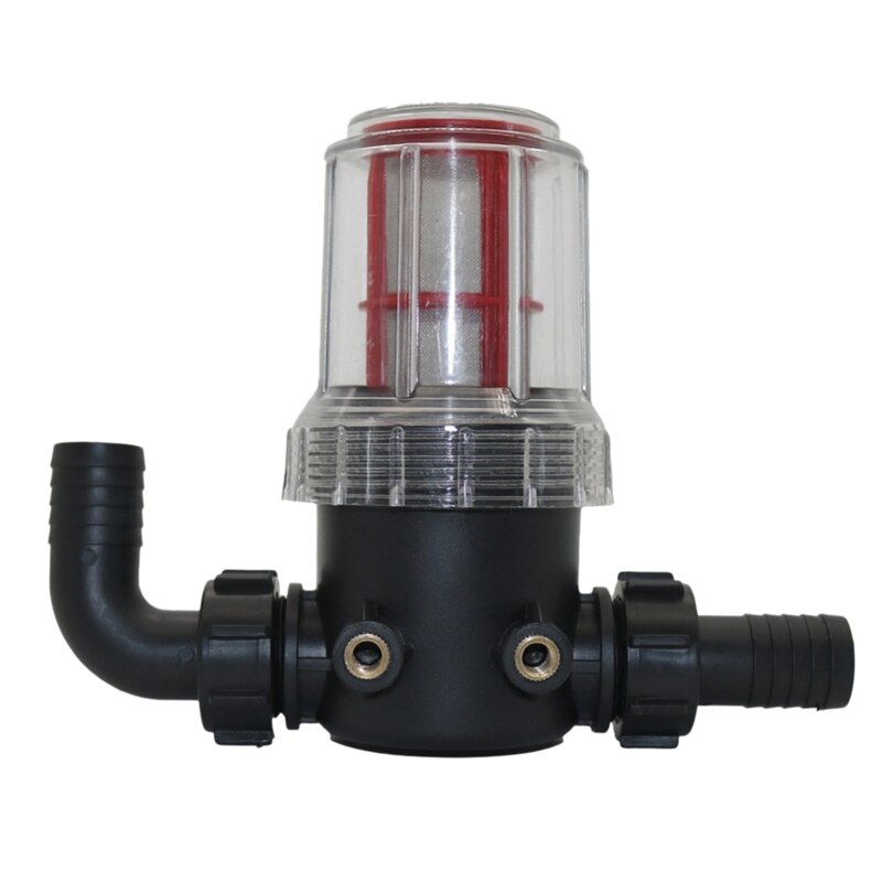 20MM 50 Mesh Stainless Steel Large Flow Visible Filter Transparent Water Pipe Pre-Filter Garden Irrigation Agriculture Tool