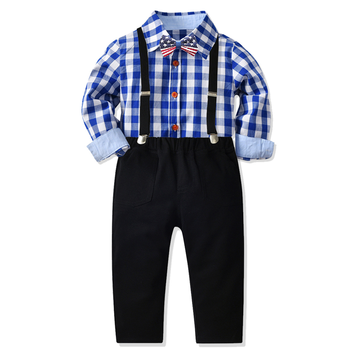 Conjuntos de ropa para niño pequeño, camisas formales a cuadros para niño, Tops + Pantalones, trajes de 2 piezas para niño, trajes de Año 2022