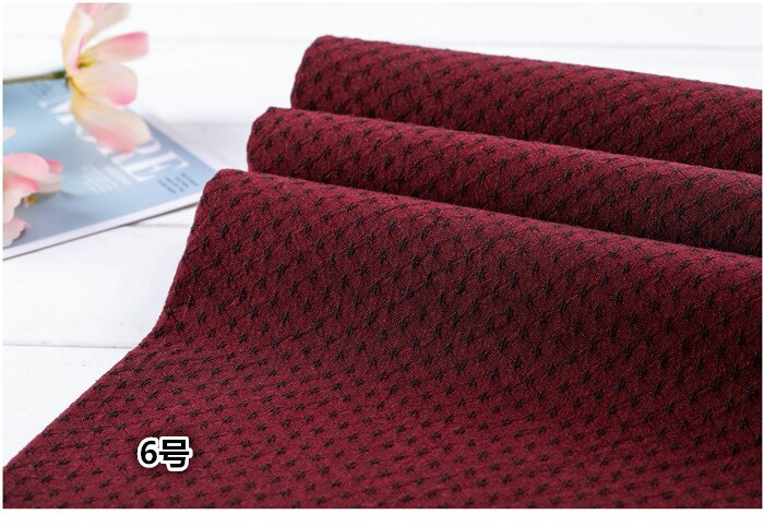 50*140cm tykke bløde prikker gradient japansk garn farvet bomuld quilting kjole tøj stof håndlavet pung patchwork trimning syvæv klud: 6