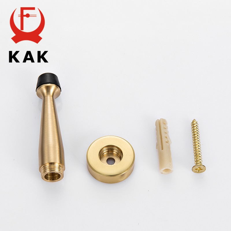 KAK Batente de Porta Batente Da Porta de Bronze Do Banheiro Piso Pesados Montagem Na Parede Pára-Choque Titular magnético Da Porta Porta Prendedor hardware