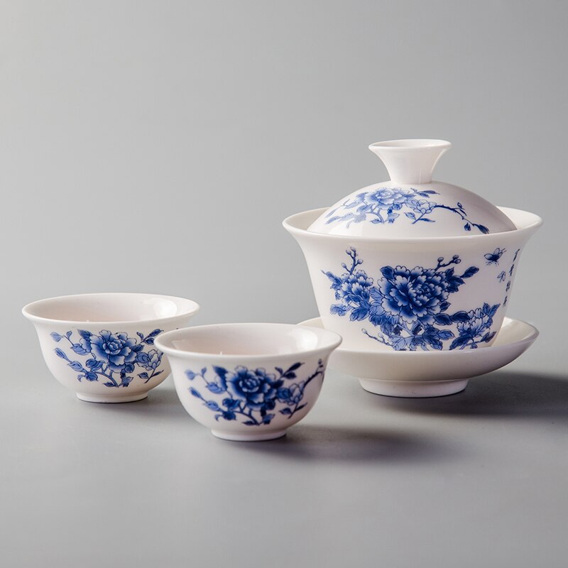 1 st 22ml kina porslin kung fu tekoppsset keramik teservering teservis teskålkoppar &amp; fat dryckesföremål  d054: Teaset 3