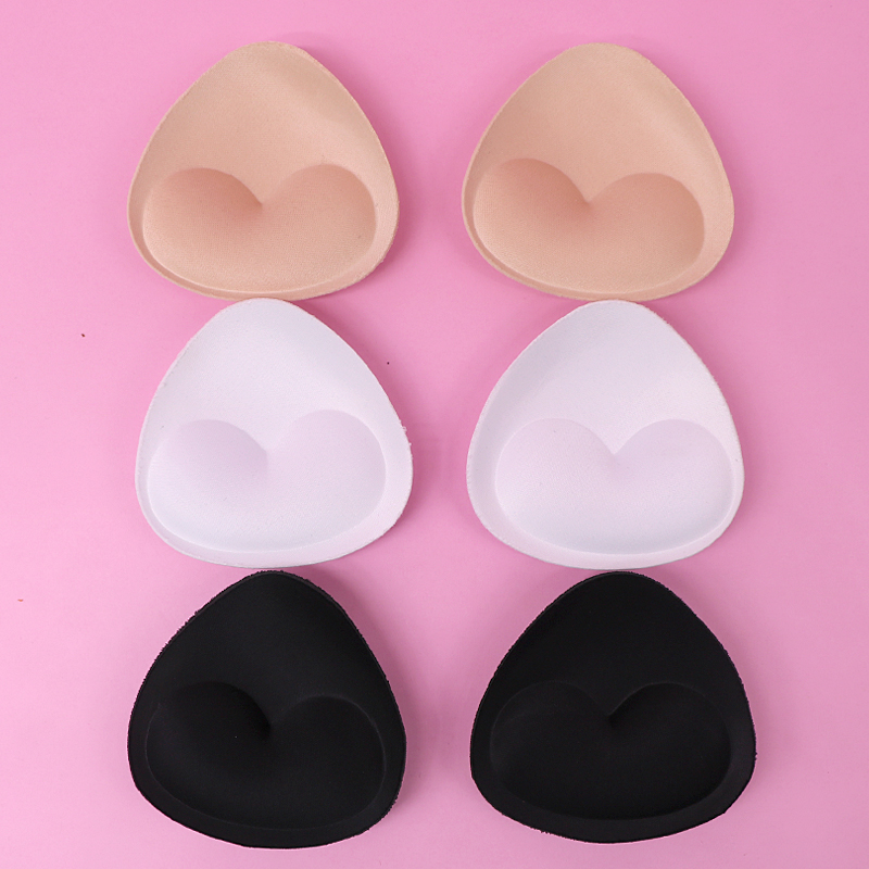 1 paar Schwamm Einsätze In Bh Gepolsterte für Badeanzug Brust Push-Up Füllen Büstenhalter Brust Patch Pads Frauen Dessous Zubehör