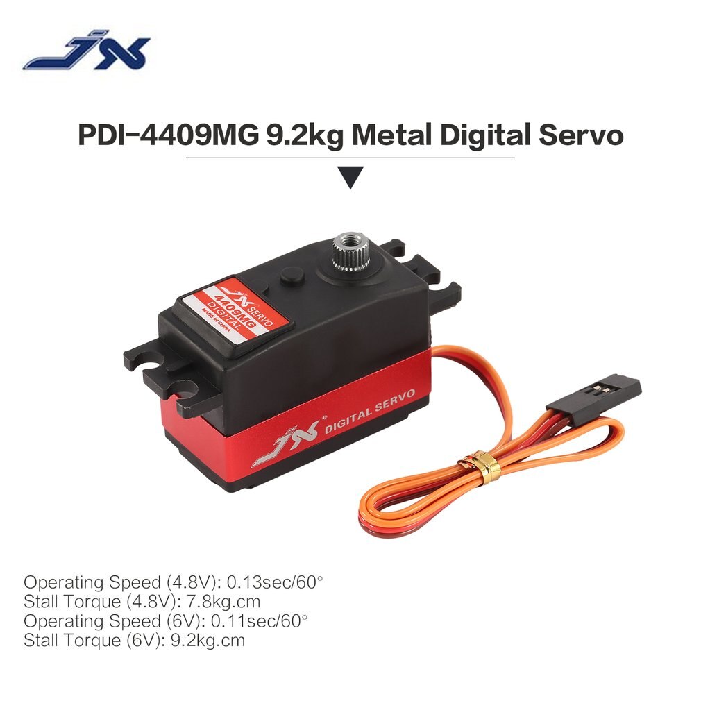 Jx Servo PDI-4409MG 4.8-6V 9.2Kg Metal Gear Standaard Digitale Hoge Snelheid Digitale Standaard 1/8 1/10 Rc auto