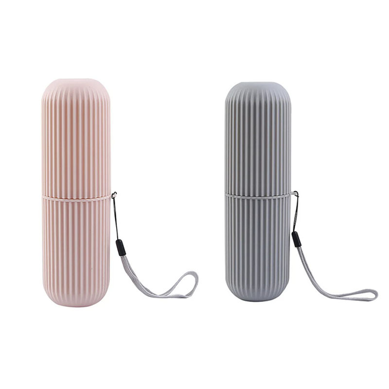 Portátil pasta de dentes proteger titular caso viagem acampamento caixa armazenamento organizador viagem produtos higiene pessoal armazenamento copo novo creat: Cáqui escuro