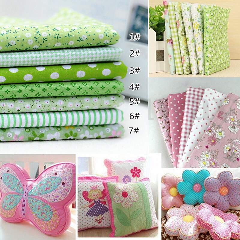 7 pièces/ensemble carré coton tissu imprimé tissu couture Quilting tissus pour Patchwork bricolage 100% coton décontracté plante imprimé 7 pièces/ensemble carré coton tissu imprimé tissu couture Quilting tissus pour Pa